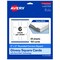 Avery Glossy White Square Cards, 3" x 3" Square Rounded Corners